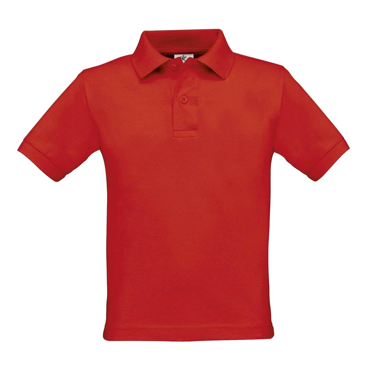 Image of B&c Safran Polo Shirt Mädchen Rot Bunt 5-6A