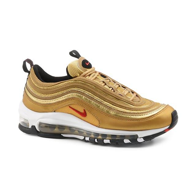 Image of Nike Air Max 97 Qs (gs) Unisex Gold 37.5