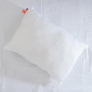PAPATE Rechteckiges Kissen aus weißer Bio-Baumwolle  