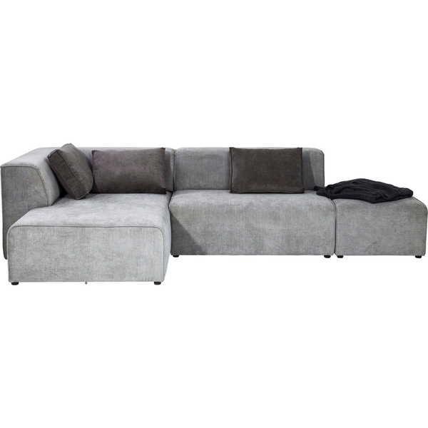 Image of Sofa Infinity Ottomane Links Grau Sofa Infinity Ottomane Links Grau
