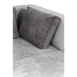 KARE Design Canapé Infinity Ottomane gauche Gris  