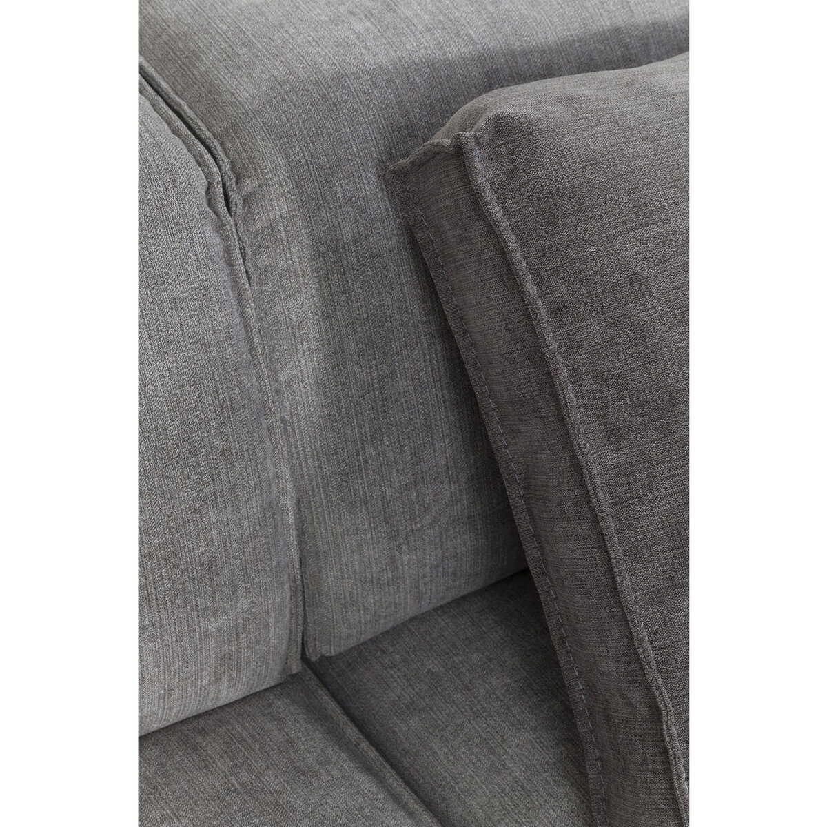 KARE Design Canapé Infinity Ottomane gauche Gris  