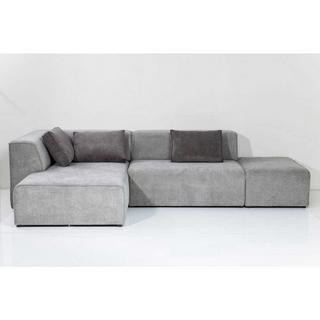 KARE Design Canapé Infinity Ottomane gauche Gris  