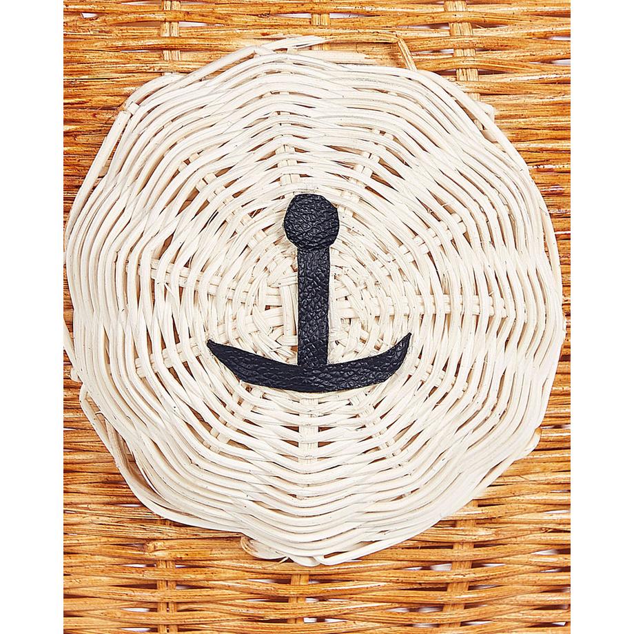 Beliani Korb en Rattan Boho HIMBA  