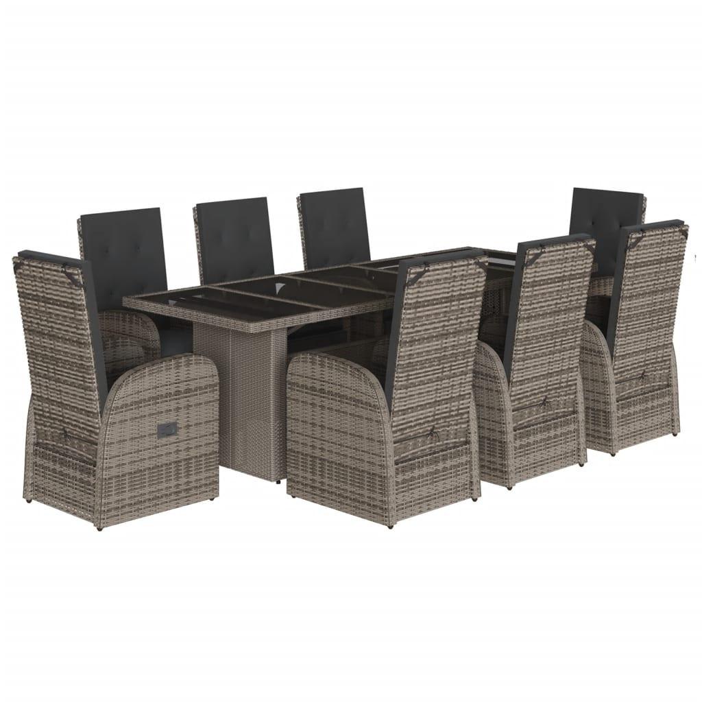 VidaXL Garten essgruppe poly-rattan  