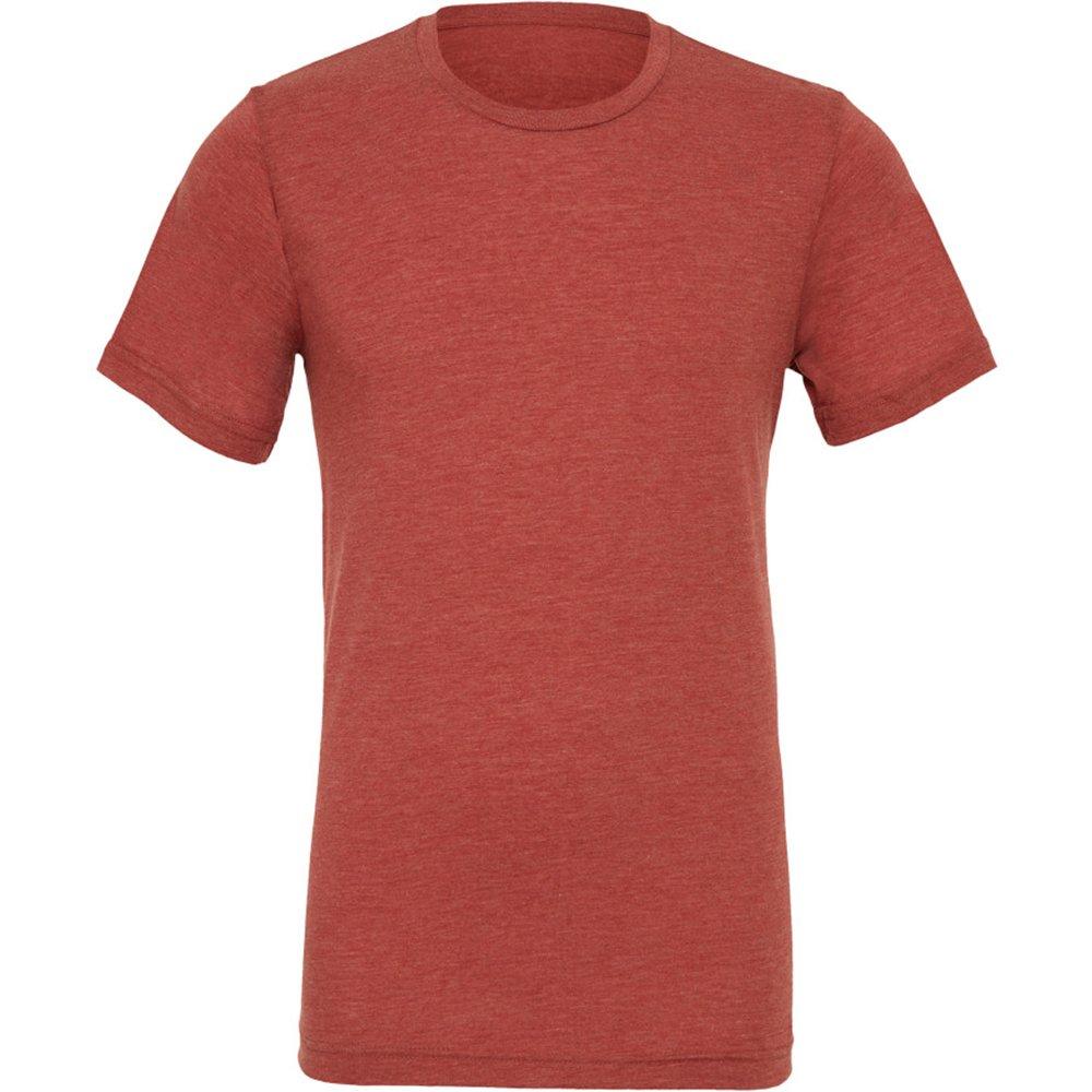 Image of Canvas Triblend Tshirt Mit Rundhalsausschnitt Herren Rot Bunt XL