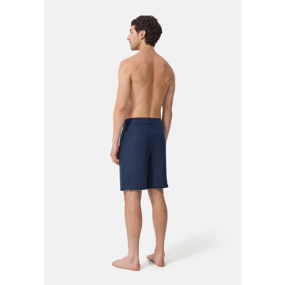 CASH-MERE.CH Leinen Shorts Regular Fit  