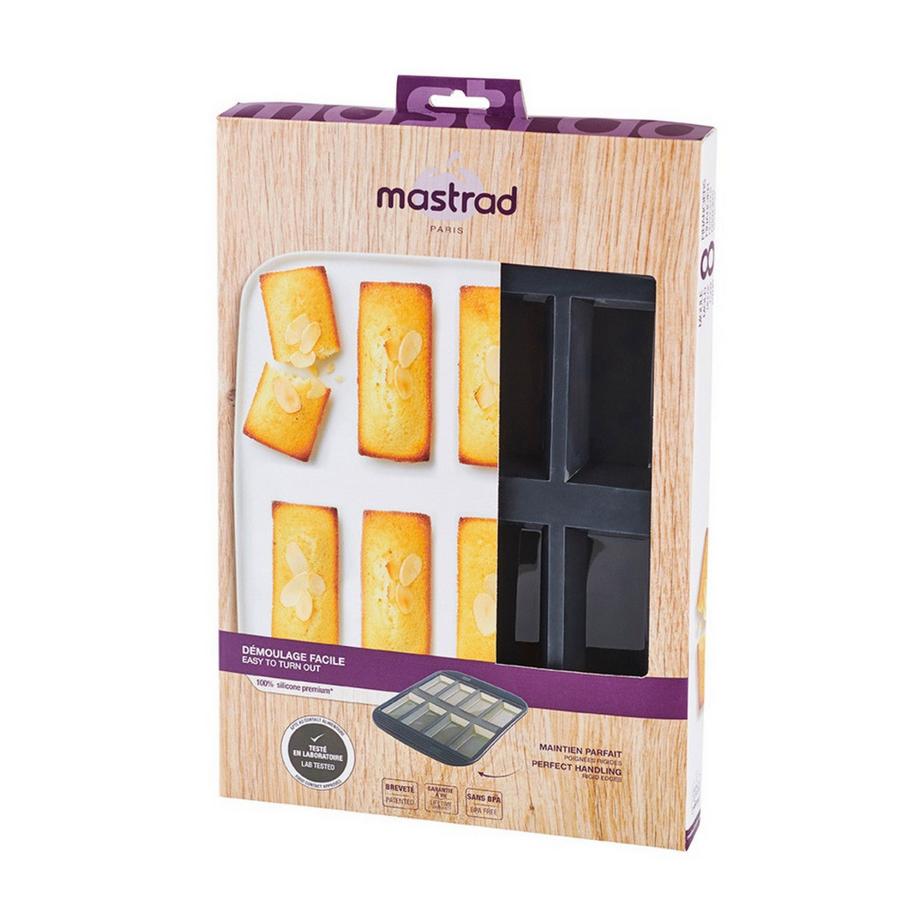 mastrad  Financiers Moule à pâtisserie en silicone 