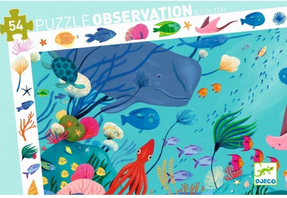 Image of Observatie Puzzel Onderwaterwereld (54 stukjes)