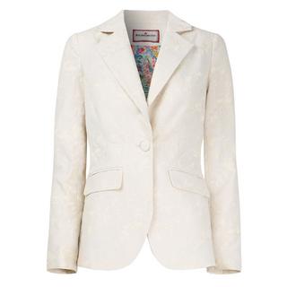 Joe Browns Leinen-Mix-Jacke Blumenstickerei  