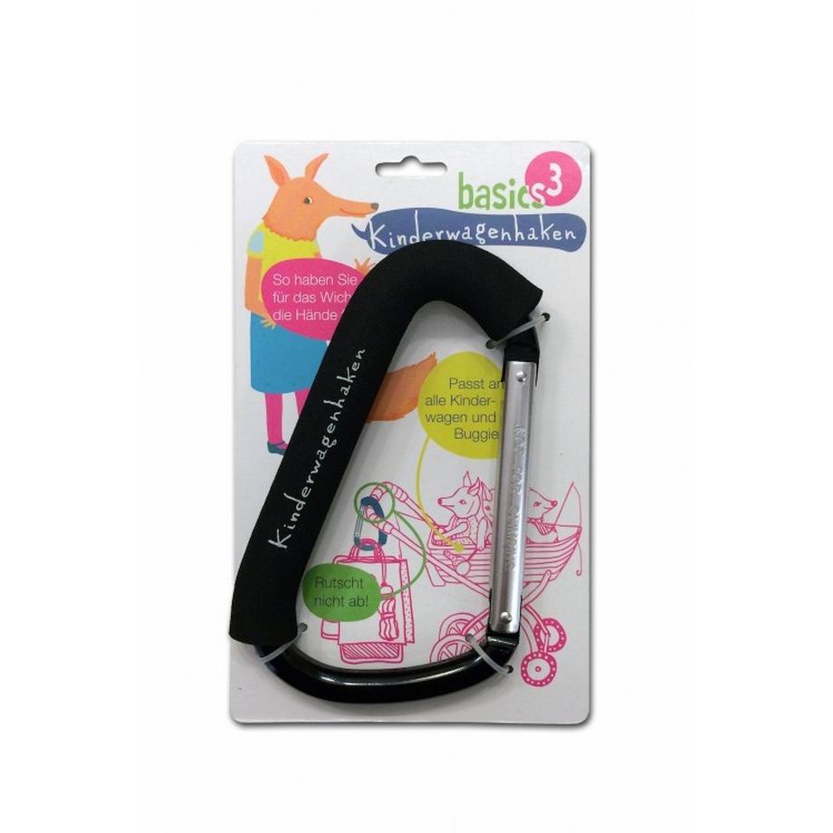 Kinderwagenhaken (Mommy Hook) - Karabiner