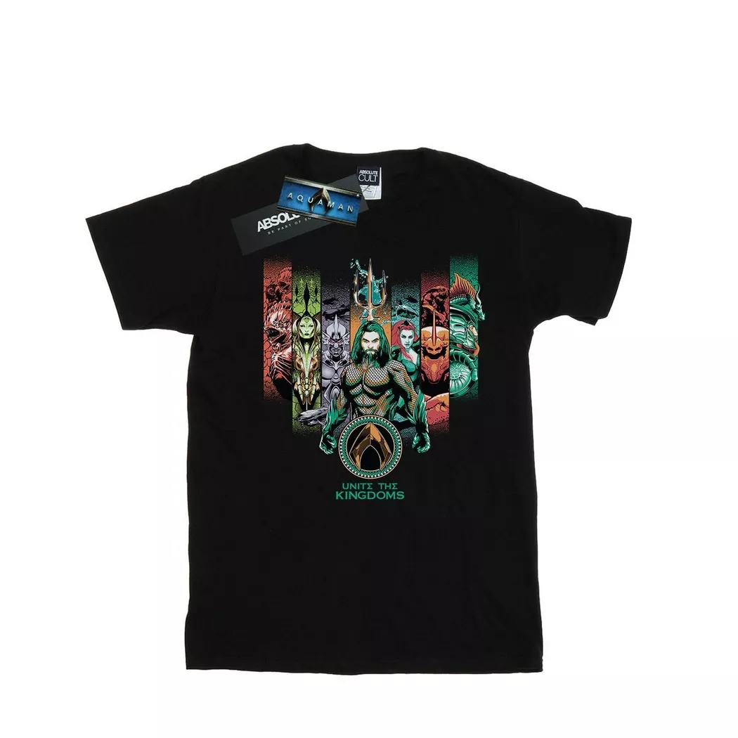 DC COMICS - Unite The Kingdoms TShirt, für Damen, Schwarz, Größe XL
