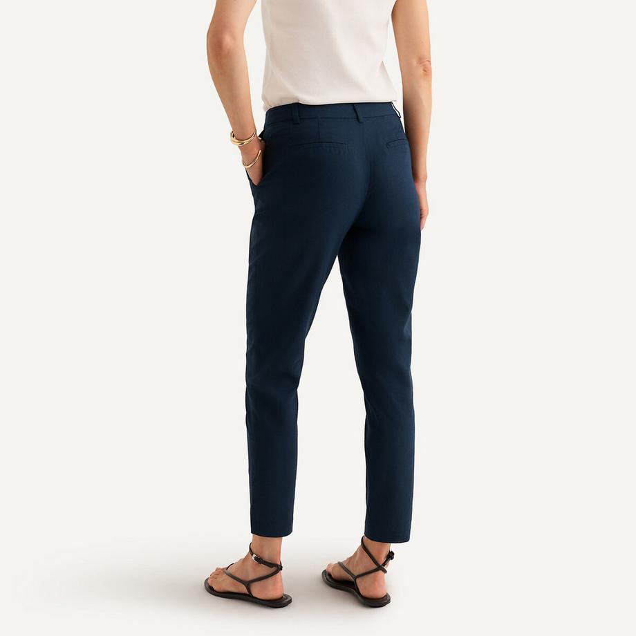 La Redoute Collections 7/8-Hose Leinen Baumwolle Slim Fit  