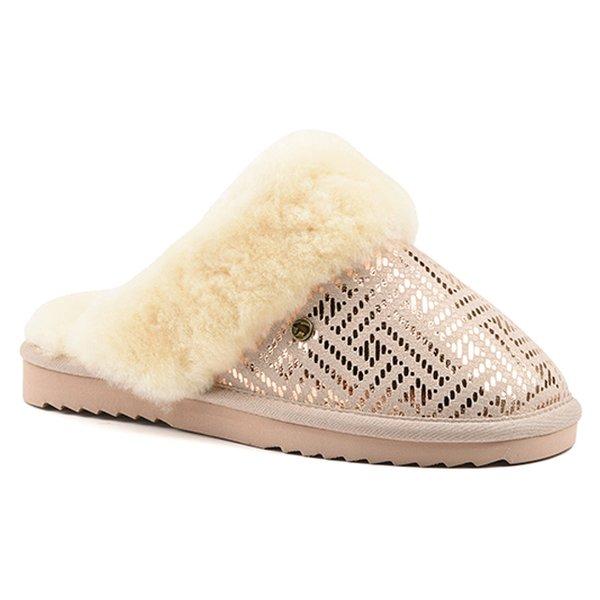 Image of Collie Print-40 Unisex Gold 40