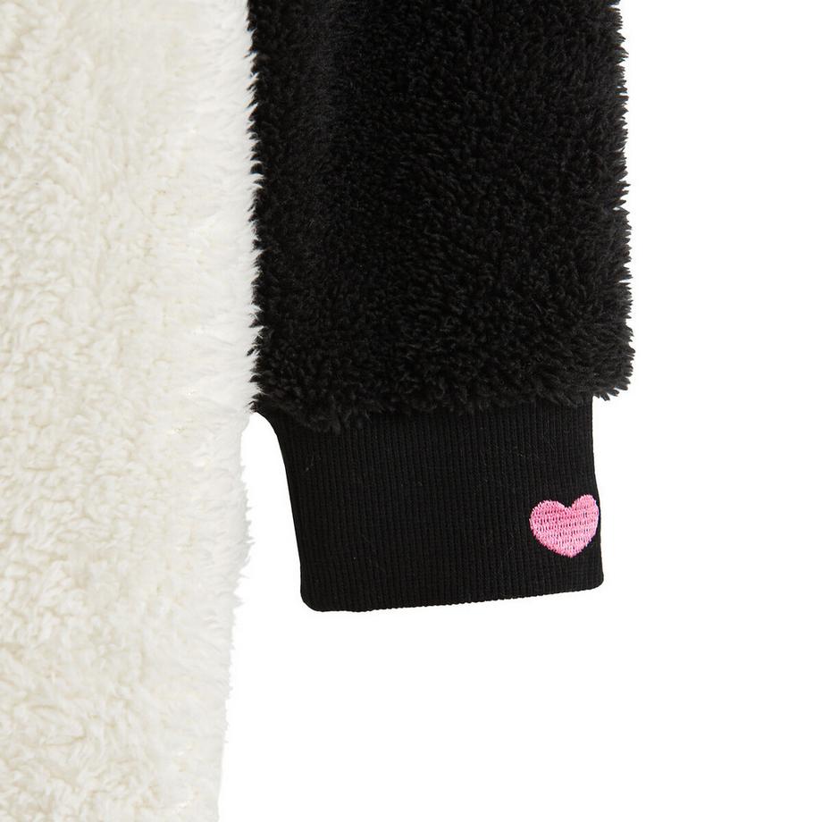 La Redoute Collections  Panda-Overall aus Fleece mit Kapuze 