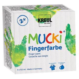 Kreul  KREUL MUCKI pittura lavabili Blu, Verde, Rosso, Giallo 