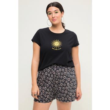 T-Shirt, Classic Shape, Sun-Print, Rundhals, Halbarm