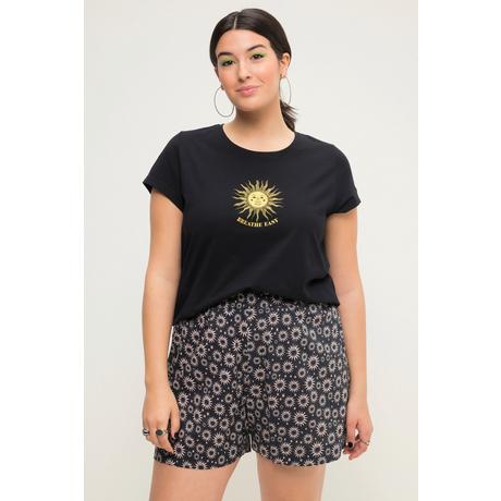 Studio Untold  T-Shirt, Classic Shape, Sun-Print, Rundhals, Halbarm 