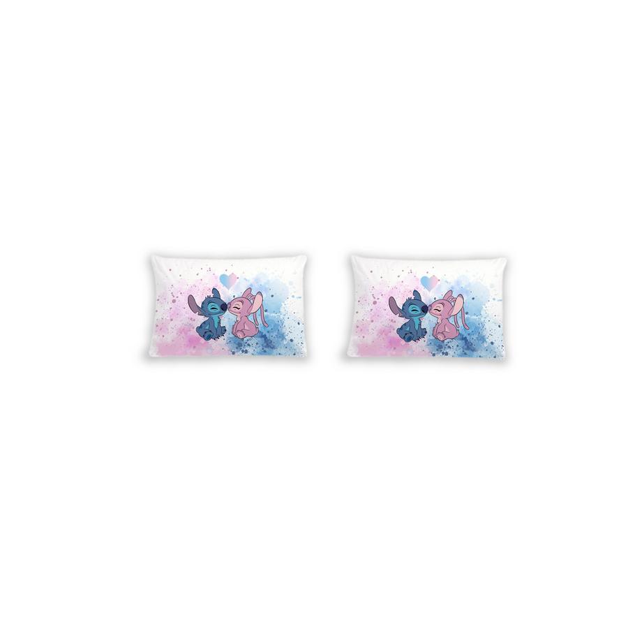Disney Stitch Love Renforcé Set Biancheria da Letto  