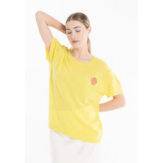 Studio Cashmere8 Kelly 15 Kaschmir Rundhals Kurzarm T-Shirt  