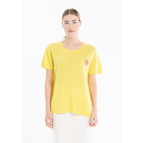 Studio Cashmere8 Kelly 15 Kaschmir Rundhals Kurzarm T-Shirt  