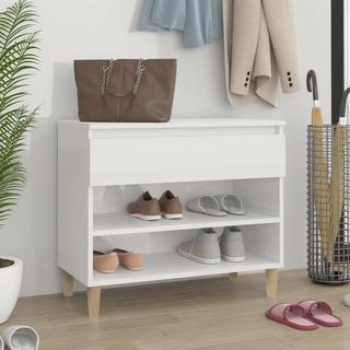 VidaXL Armoire à chaussures bois d'ingénierie  