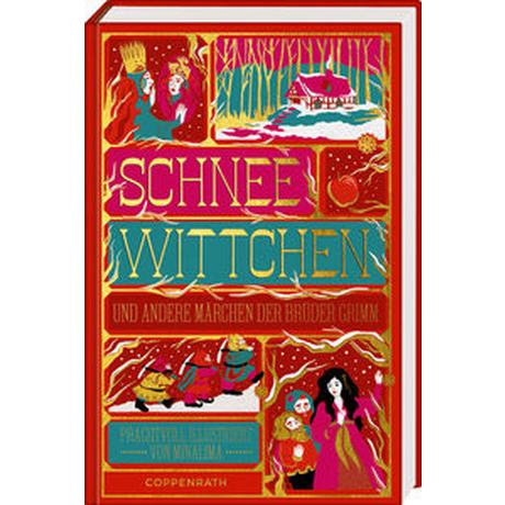 Schneewittchen und andere Märchen der Brüder Grimm Brüder Grimm; MinaLima Design (Illustrationen) Gebundene Ausgabe 