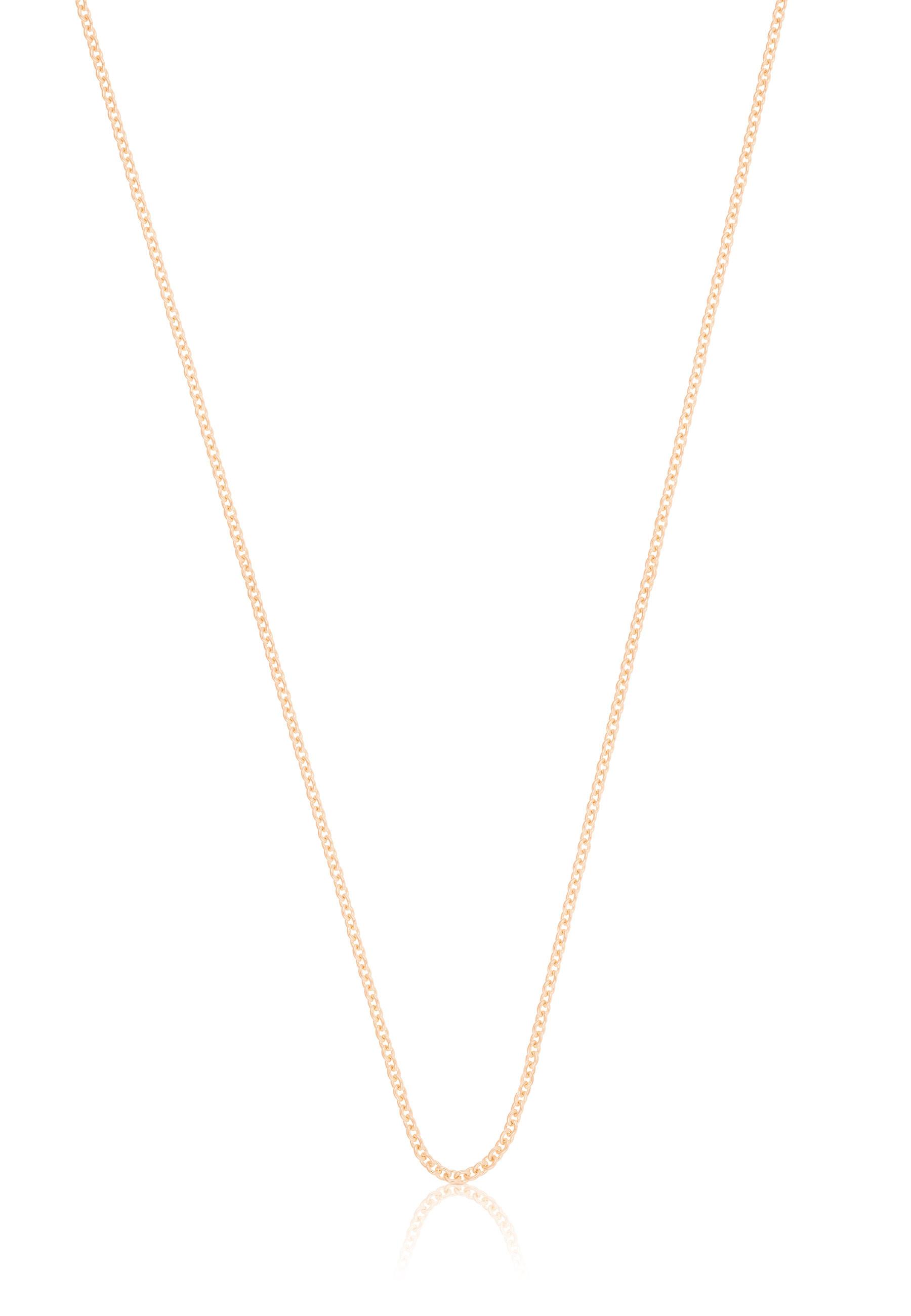 MUAU Schmuck  Collier Rundanker Rotgold 750, 1.3mm, 42cm 