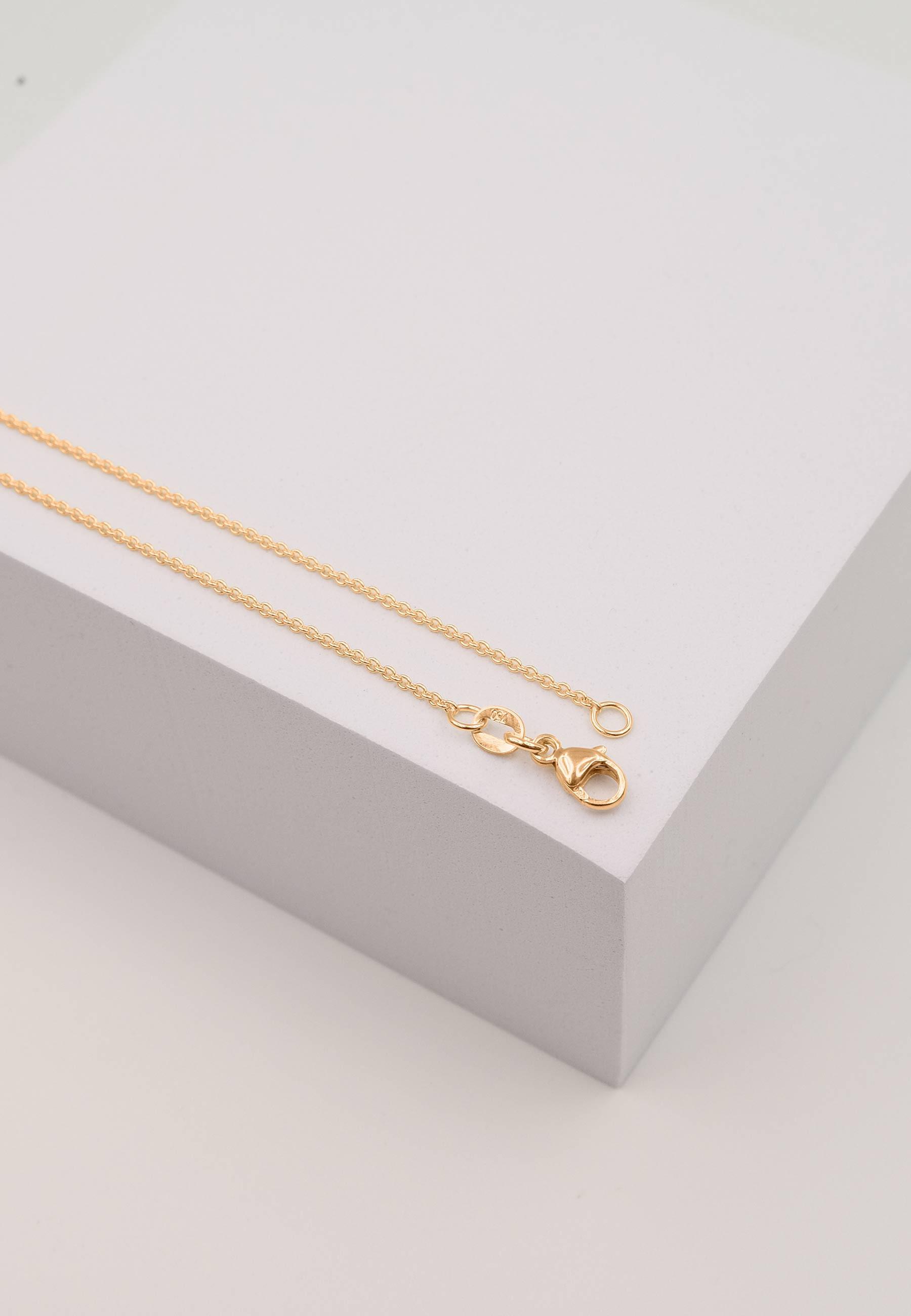 Image of Collier Rundanker Rotgold 750, 1.3mm, 42cm Damen Gold 42cm