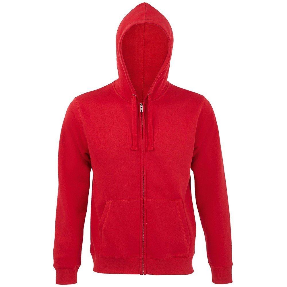 Image of Spike Reißverschluss Kapuzenjacke Herren Rot Bunt XXL