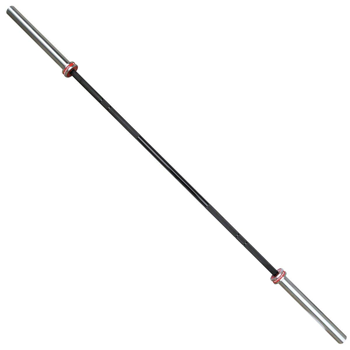 GladiatorFit  Barra in alluminio "Barbell" 220cm Ø 50mm + 2 fermi a disco 