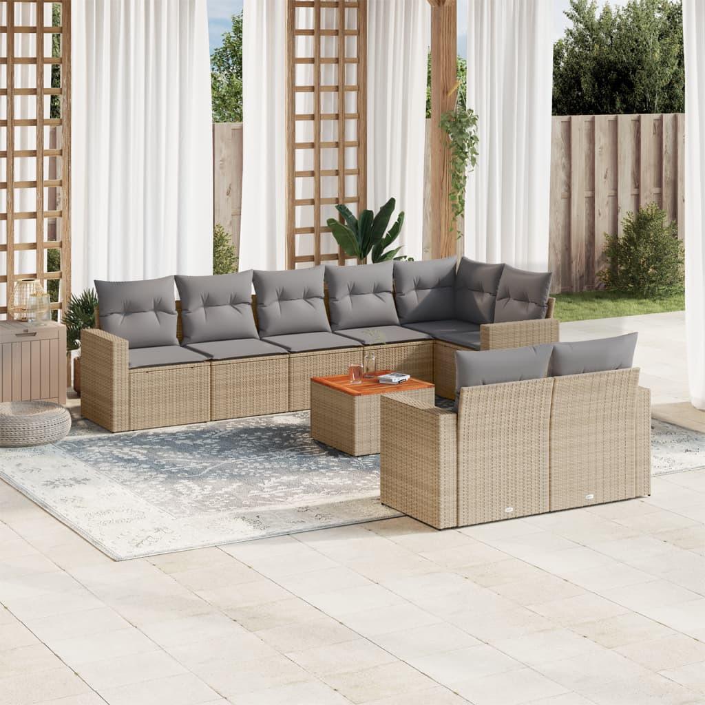 VidaXL Garten sofagarnitur poly-rattan  