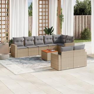 VidaXL Garten sofagarnitur poly-rattan  