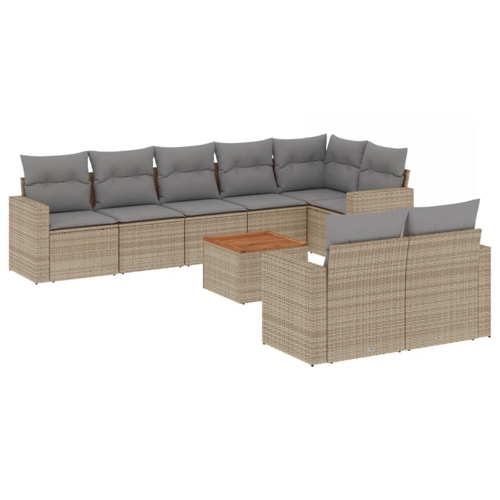 VidaXL Garten sofagarnitur poly-rattan  