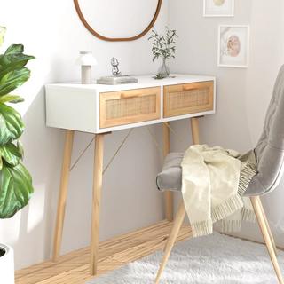 VidaXL Table console bois de pin  