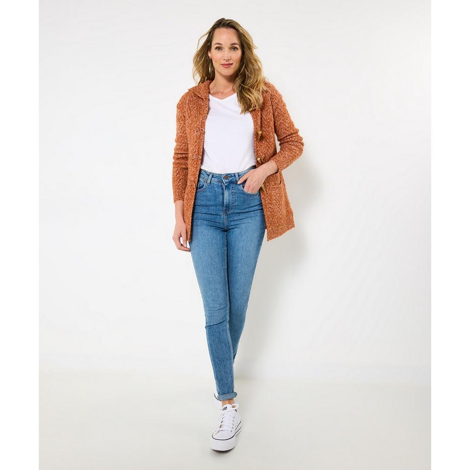 Joe Browns Kapuzen-Cardigan mit Knebelknöpfen  