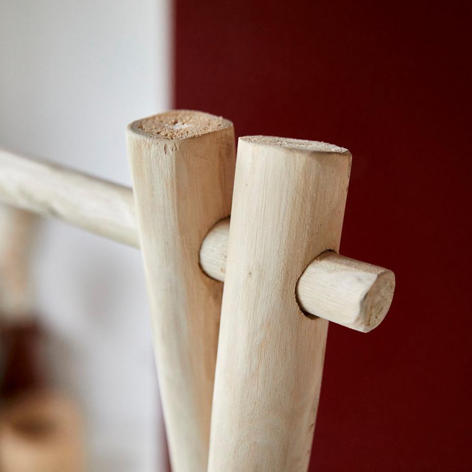 Tikamoon Attaccapanni in teak massello Kilim  