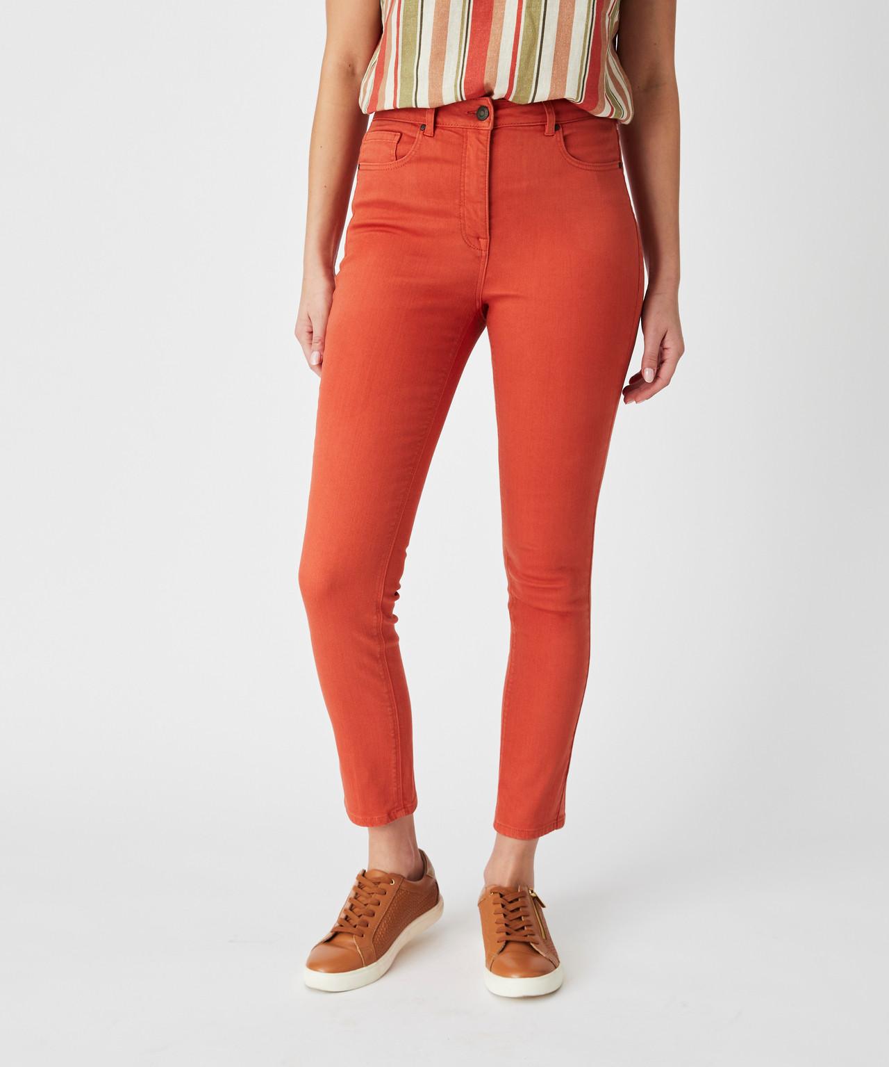 Image of 7/8-slim-jeans, Perfect Fit By . Damen Orange 48