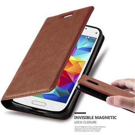 Cadorabo  Hülle für Samsung Galaxy S5 MINI / S5 MINI DUOS Magnetverschluss, Kartenfach 