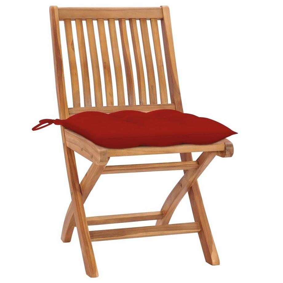 VidaXL Chaise de jardin teck  
