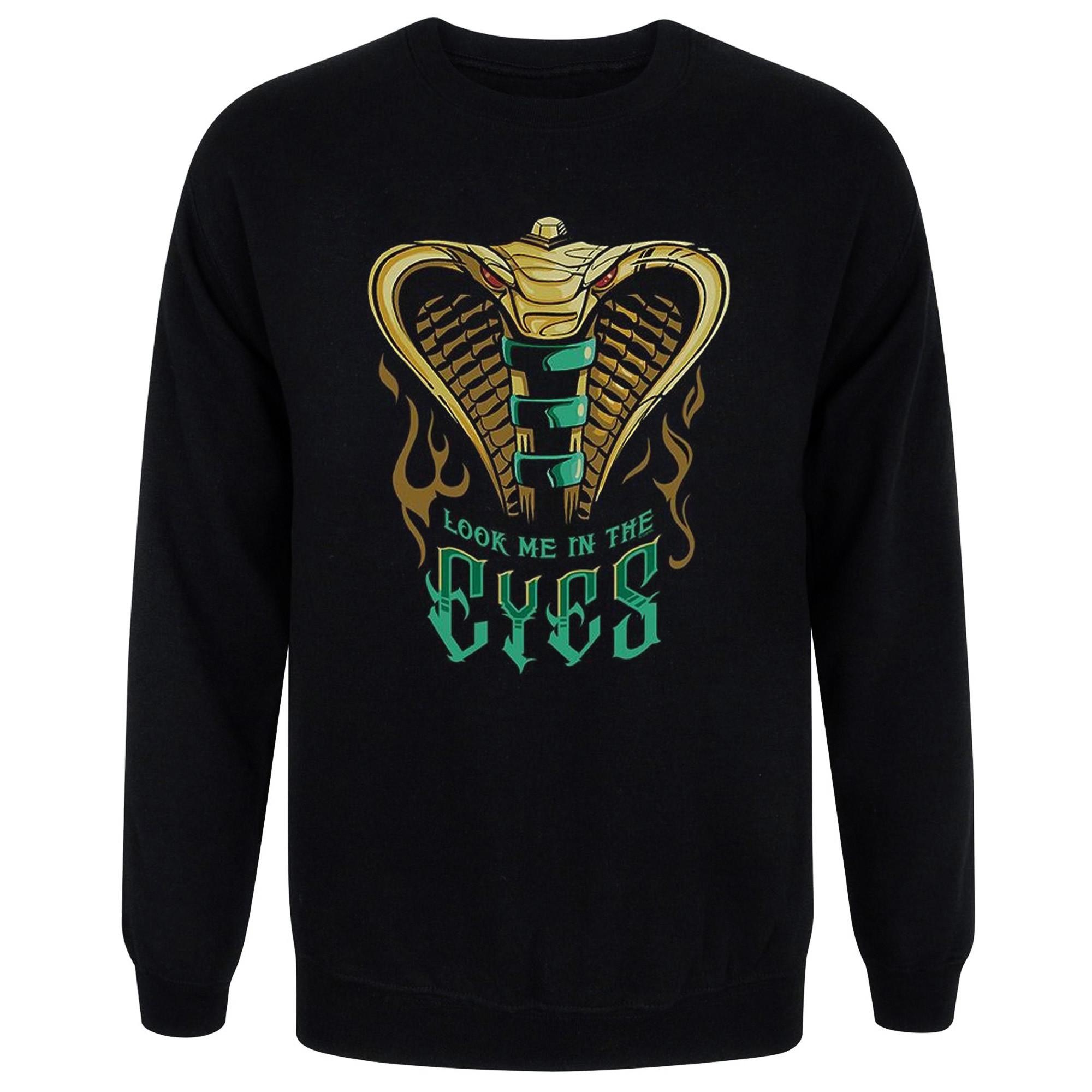 Image of Aladdin Movie Jafar Snake Eyes Sweatshirt Unisex Schwarz 152-158