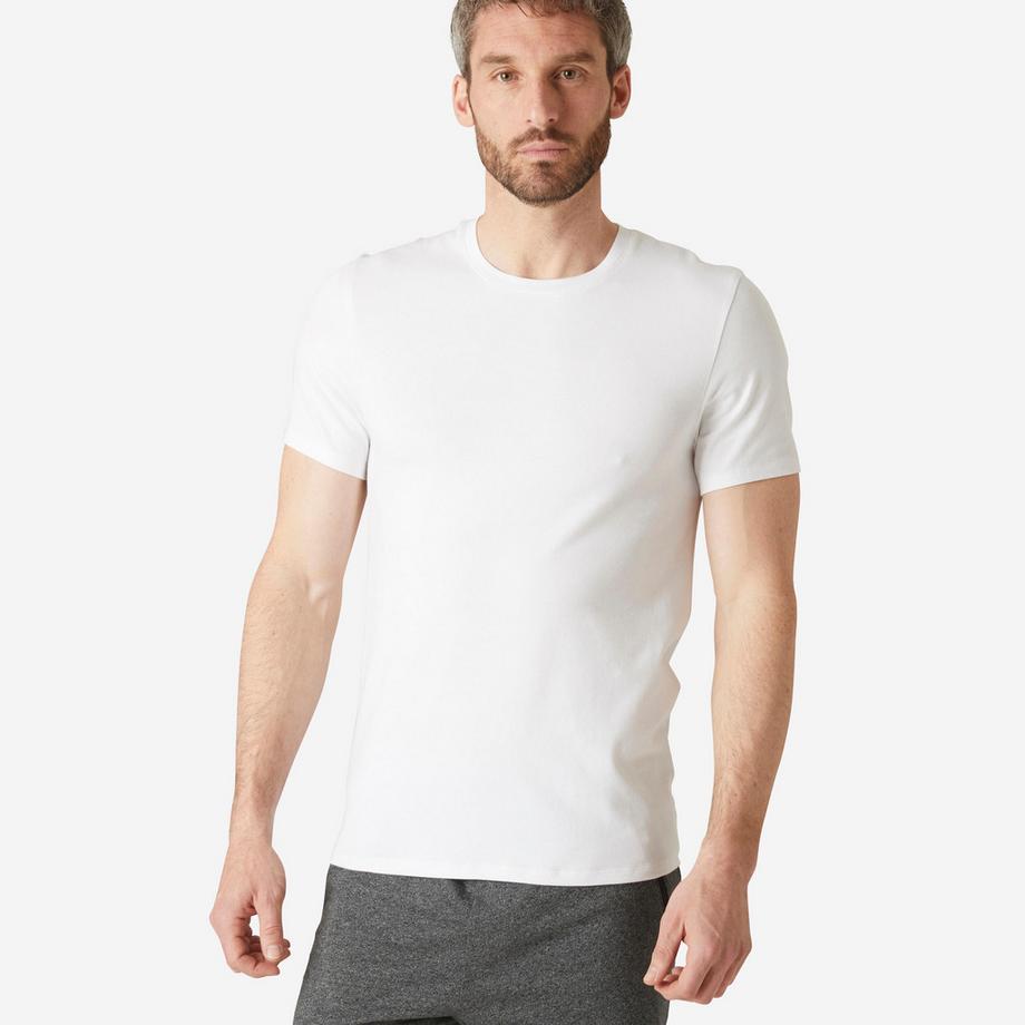 T-shirt uomo slim fit cotone