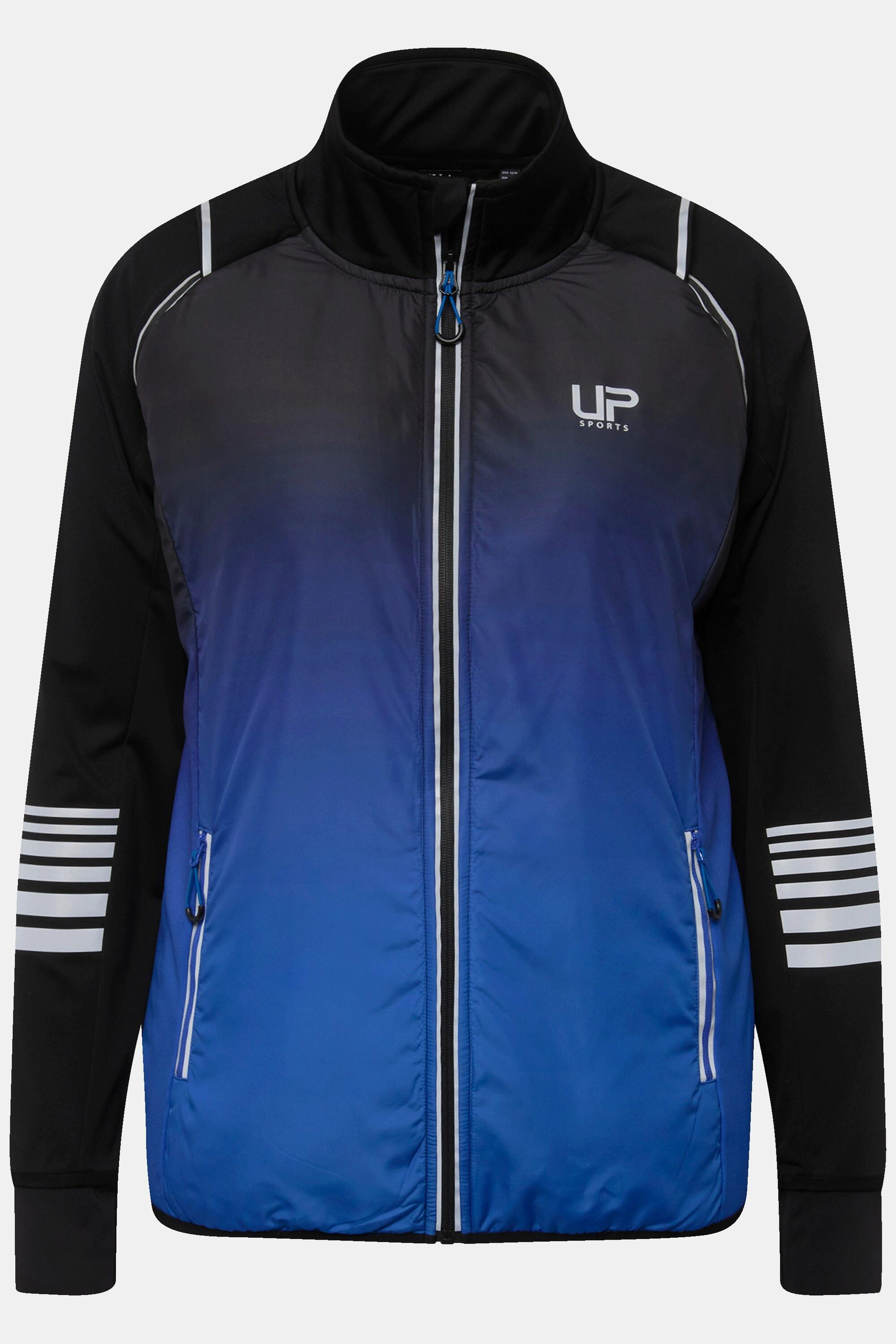 Ulla Popken  2-in-1-Funktionsjacke, Ärmel abnehmbar, Weste, Reflektor 