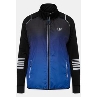 Ulla Popken  2-in-1-Funktionsjacke, Ärmel abnehmbar, Weste, Reflektor 