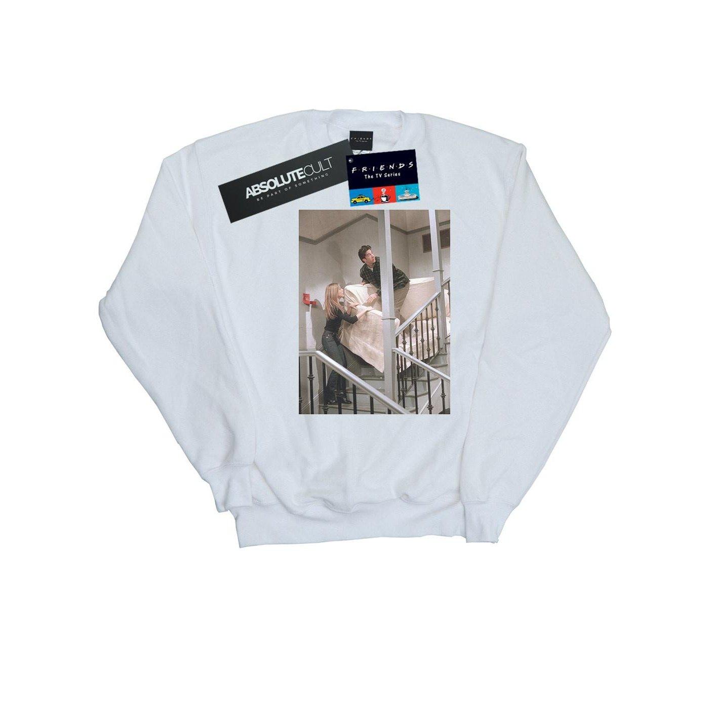 Image of Sofa Stairs Photo Sweatshirt Mädchen Weiss 128