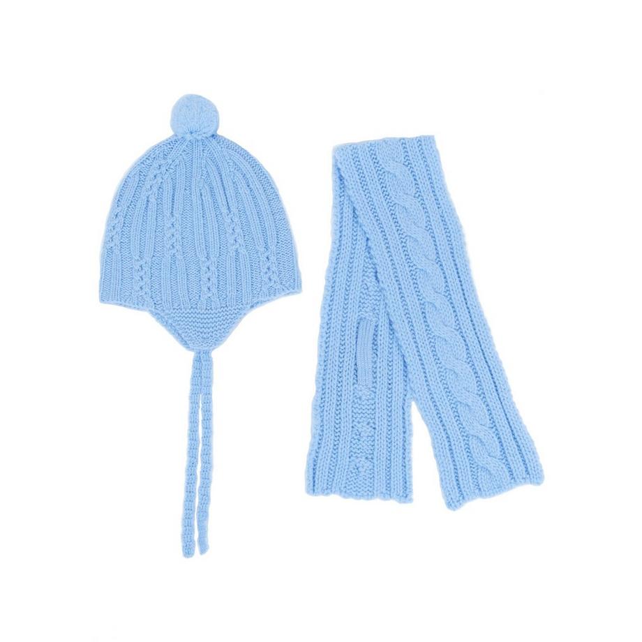 CASH-MERE.CH  Kaschmir Mütze und Schal Set 