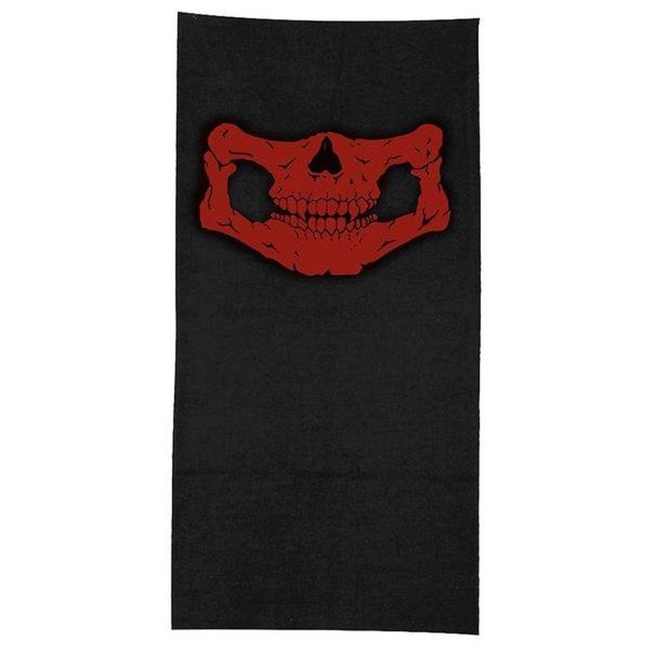 B2X  Rot Skelett Maske / Schal / Schal | Halloween - Skelettmaske 