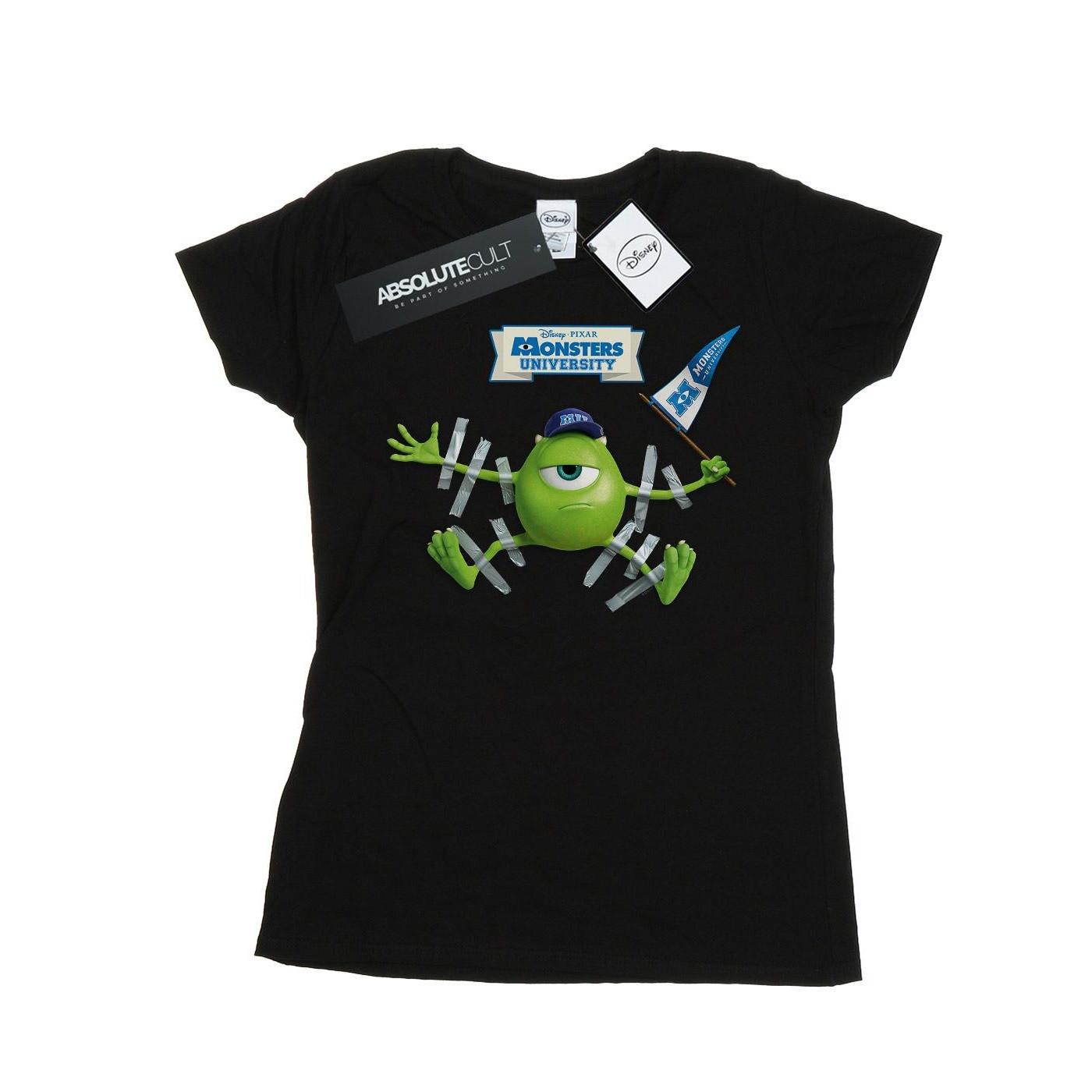 Image of Monsters University Taped Mike Tshirt Damen Schwarz L