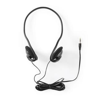 Nedis  On-Ear-Kabel-Kopfhörer | 3,5 mm | Kabellänge: 2,10 m | Schwarz 