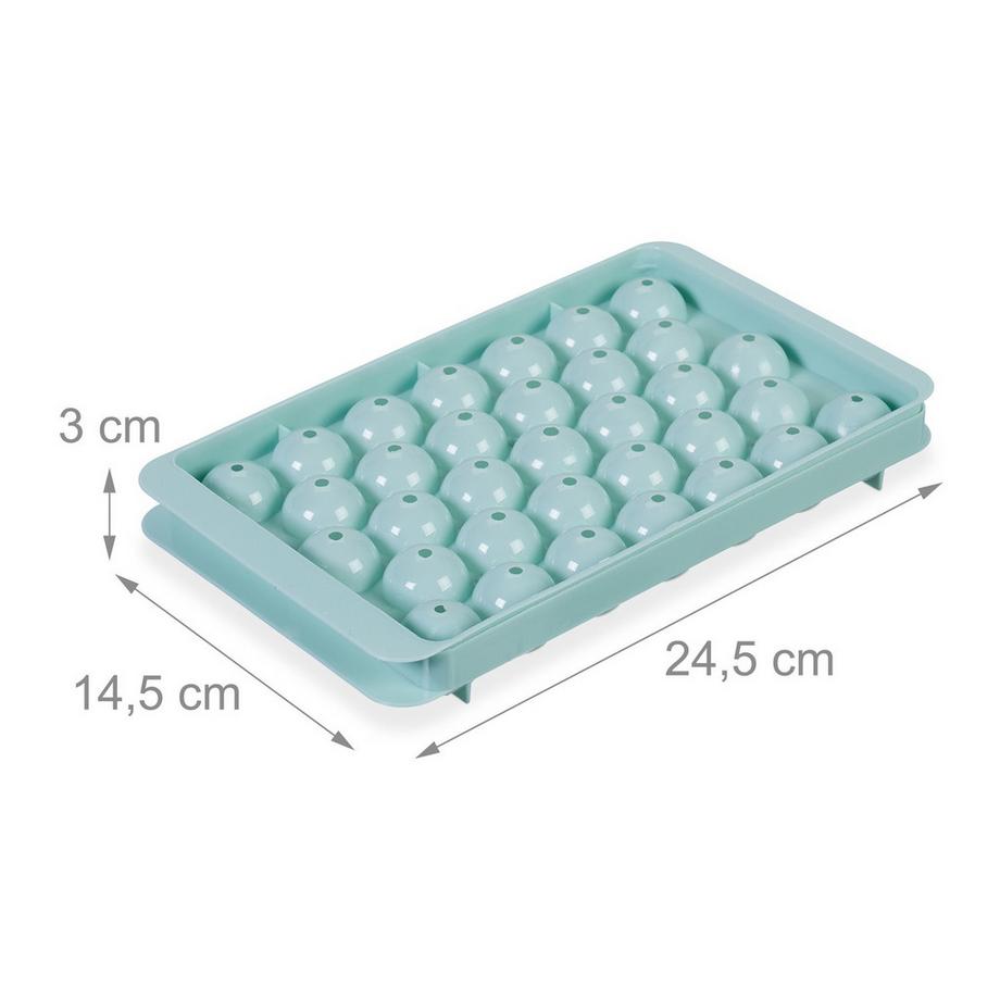 B2X  Lot de 4 bacs à glaçons ronds 